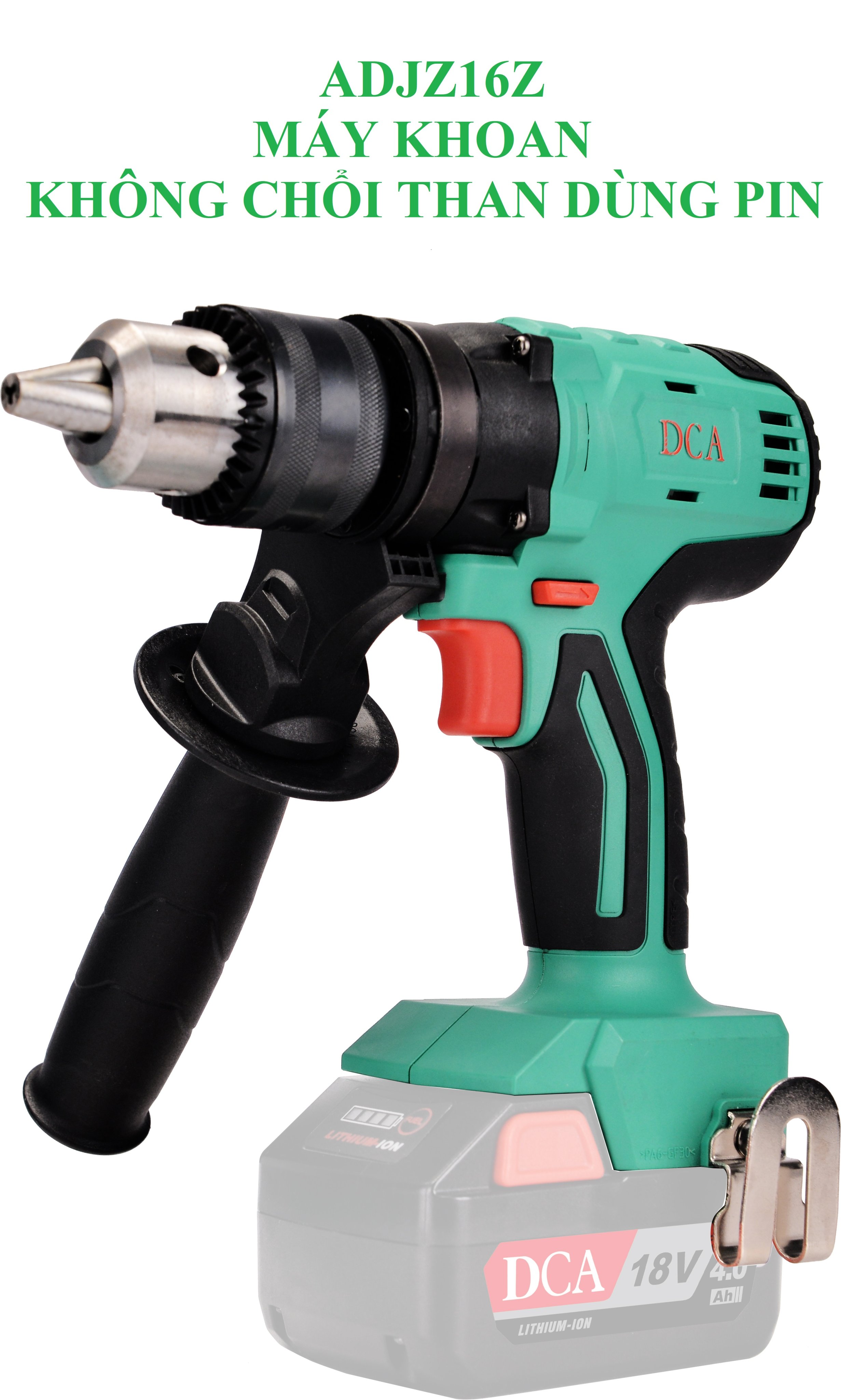 Thân máy khoan dùng pin 18v ko chổi than adjz16z