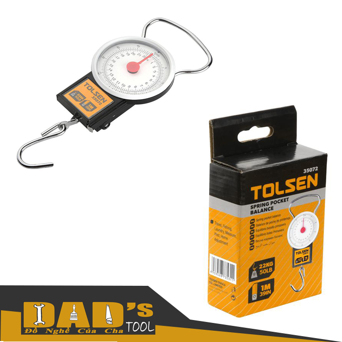 [HCM]CÂN TREO ĐỒNG HỒ 22kg TOLSEN 35072