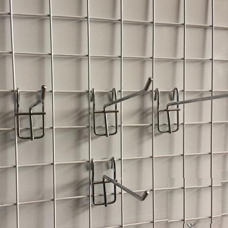 Combo 10 móc cài lưới treo đồ, tay treo đồ inox 10cm