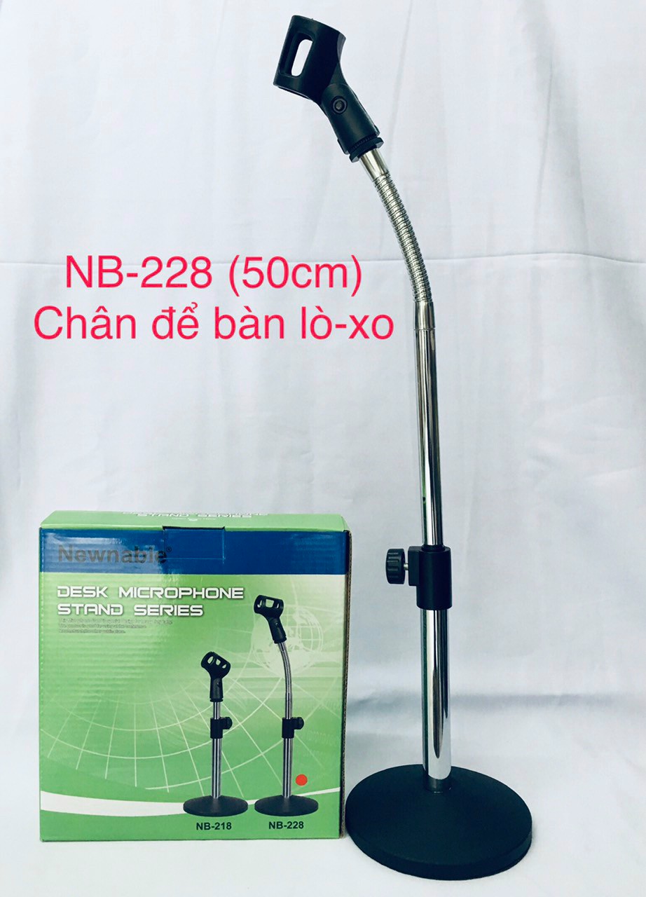 Giá đỡ kẹp micro kim loại để bàn chống gỉ, siêu chắc chắn NB228