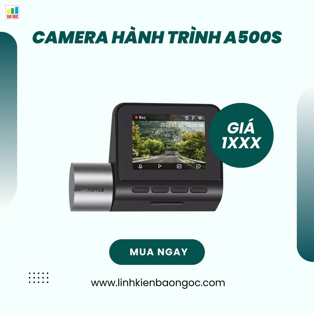 Camera hành trình 70Mai A500S bản Nội địa | Quốc tế lựa chọn có thẻ nhớ
