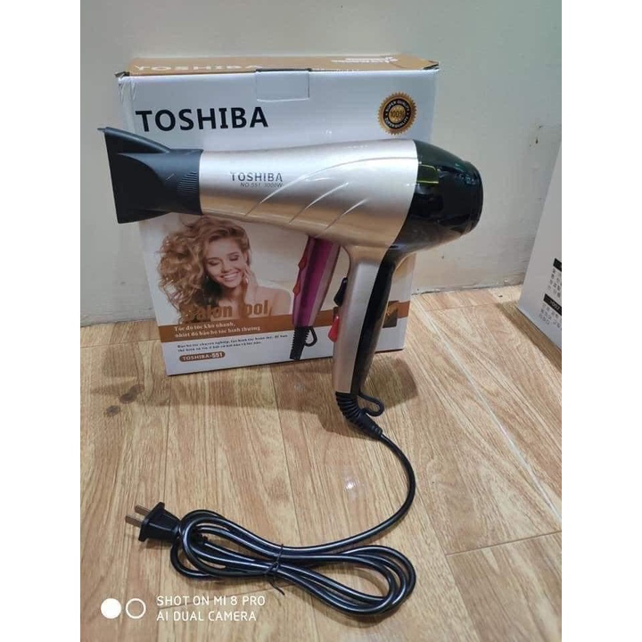 Máy sấy tóc toshiba 3000w 551 máy sấy 2 chiều 3 chế độ nhiệt máy sấy tóc công suất lớn