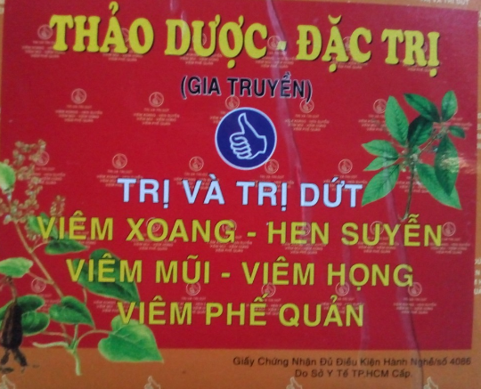 THẢO DƯỢC GIA TRUYỀN - VIÊM XOANG- HEN SUYỄN