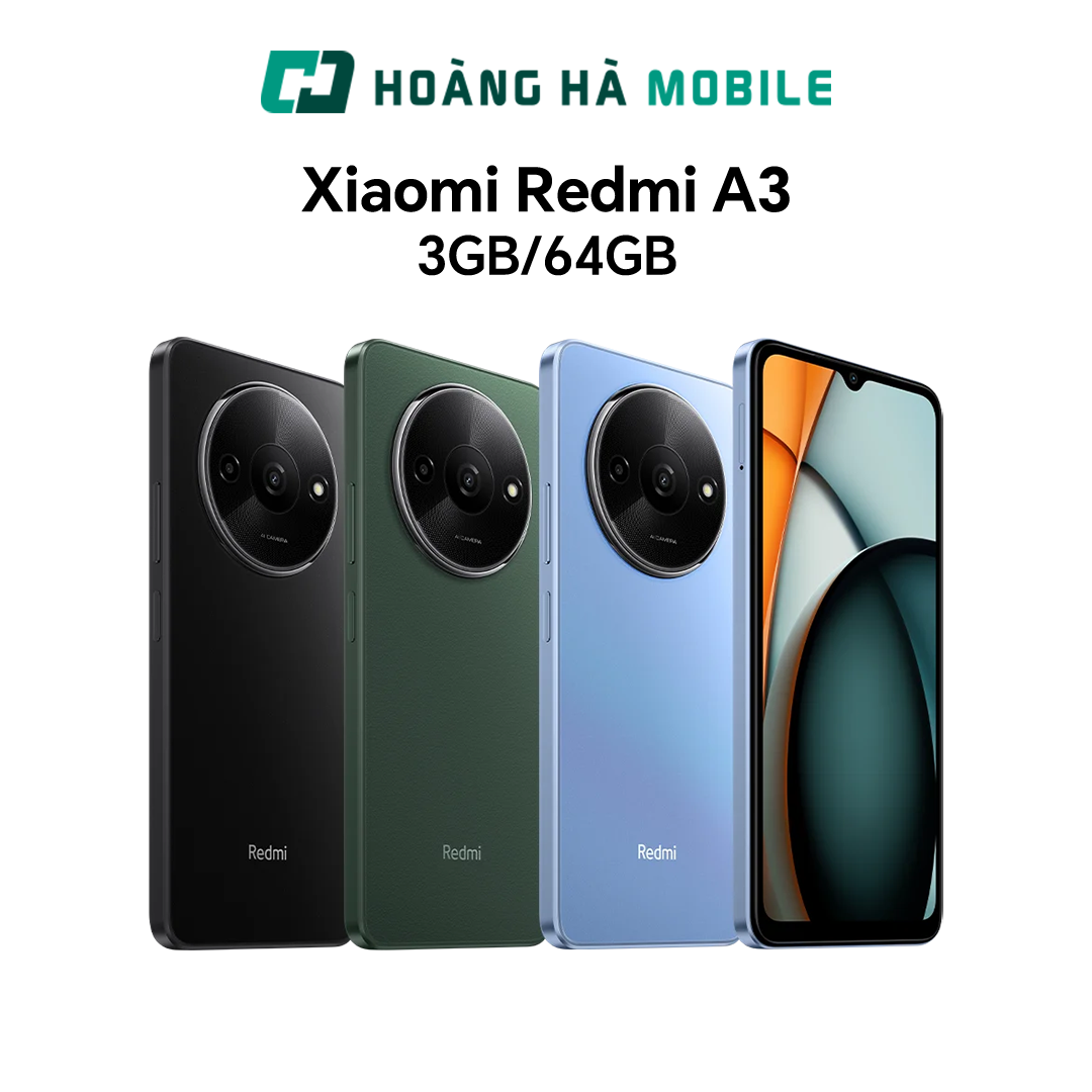 Điện thoại Xiaomi Redmi A3 3GB/64GB - Chính hãng (Nguyên seal chưa active)