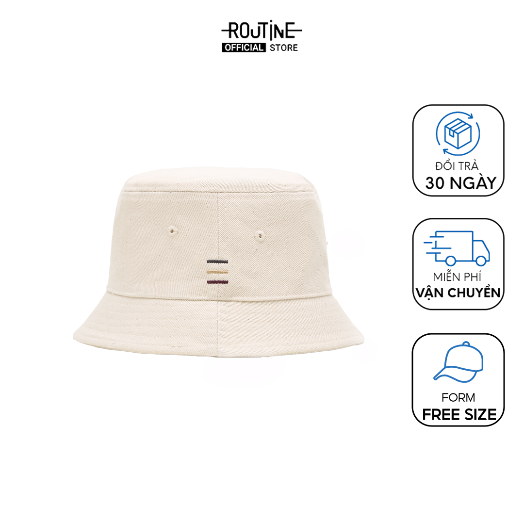 Nón bucket coffee thêu lover 4. Freesize - Routine 10F24HATU001