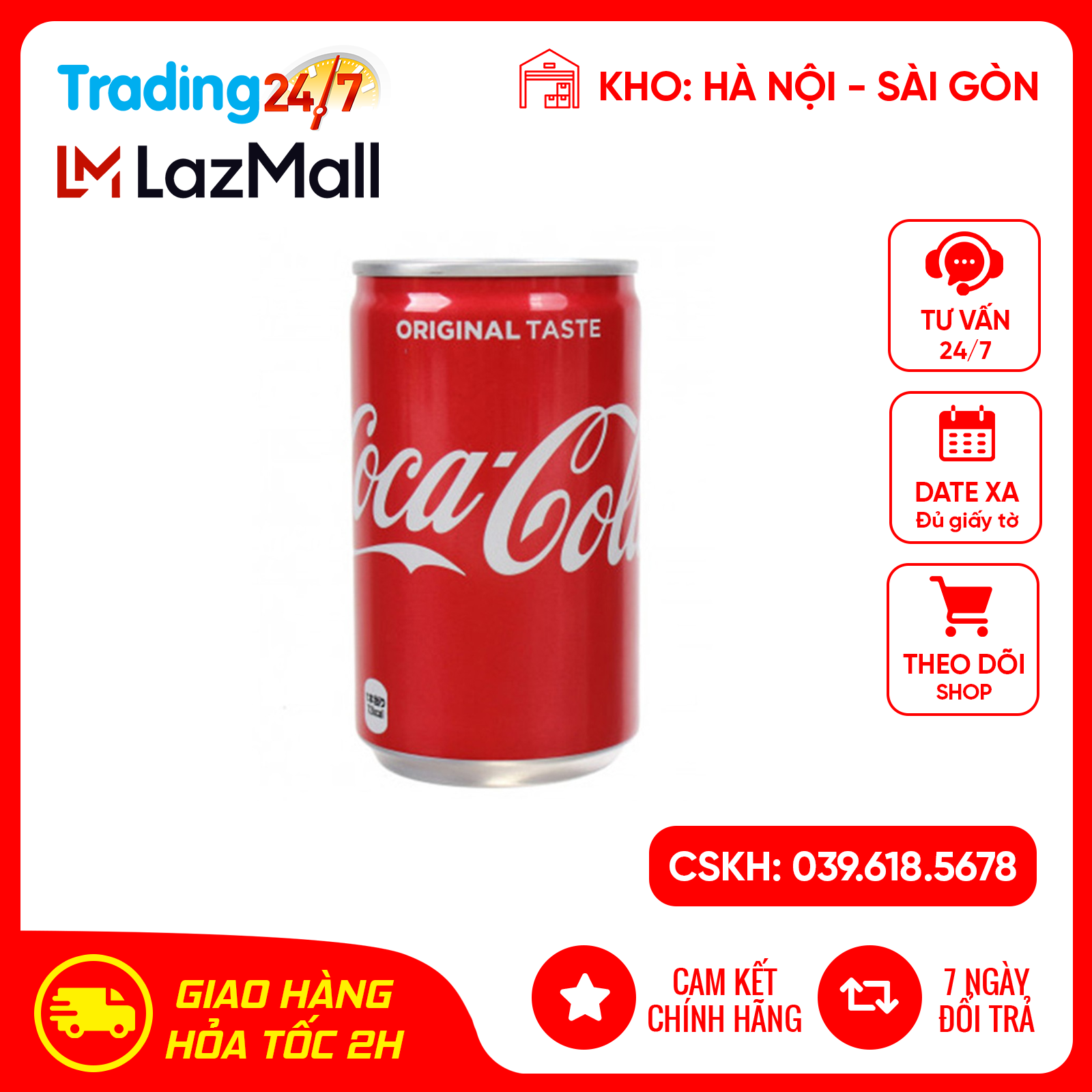 Thùng 30 Lon Coca Cola Phiên Bản Lon Mini 160ml - Hàng nội địa Nhật