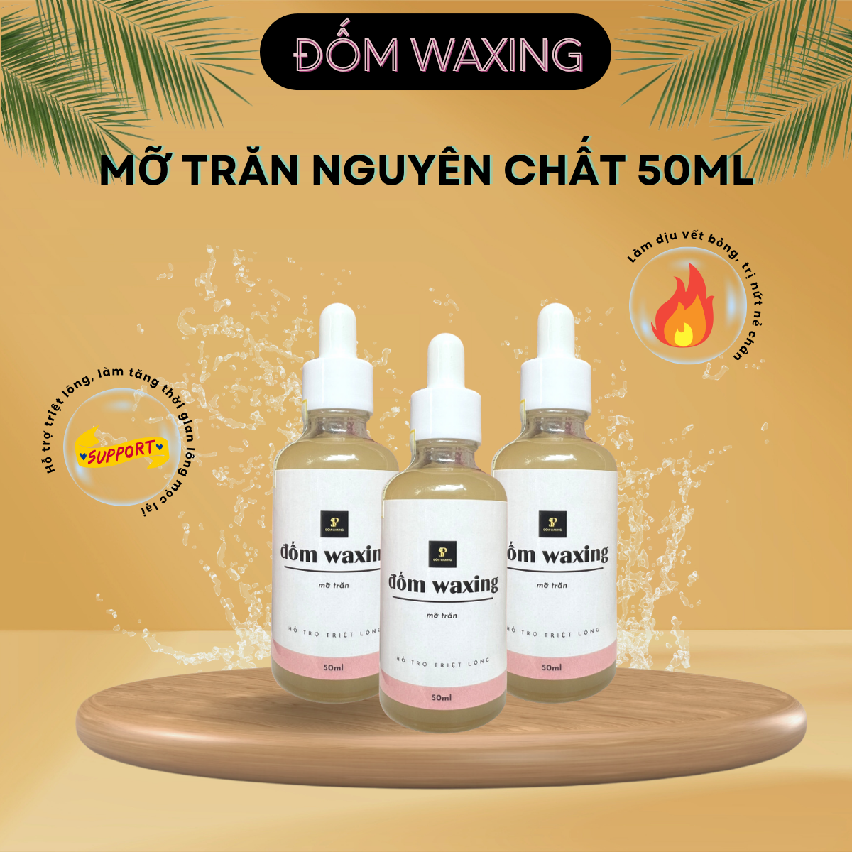 50ml mỡ trăn nguyên chất triệt lông date mới nhất