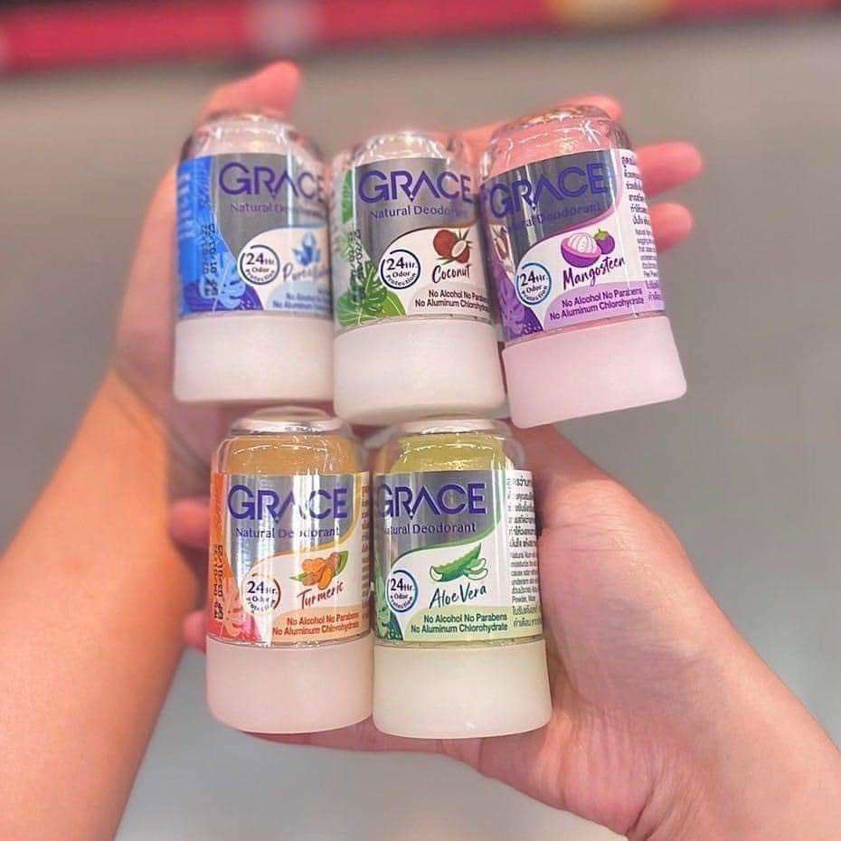  01 Lăn Đá Khoáng Khử Mùi GRACE Thái Lan Chính Hãng 