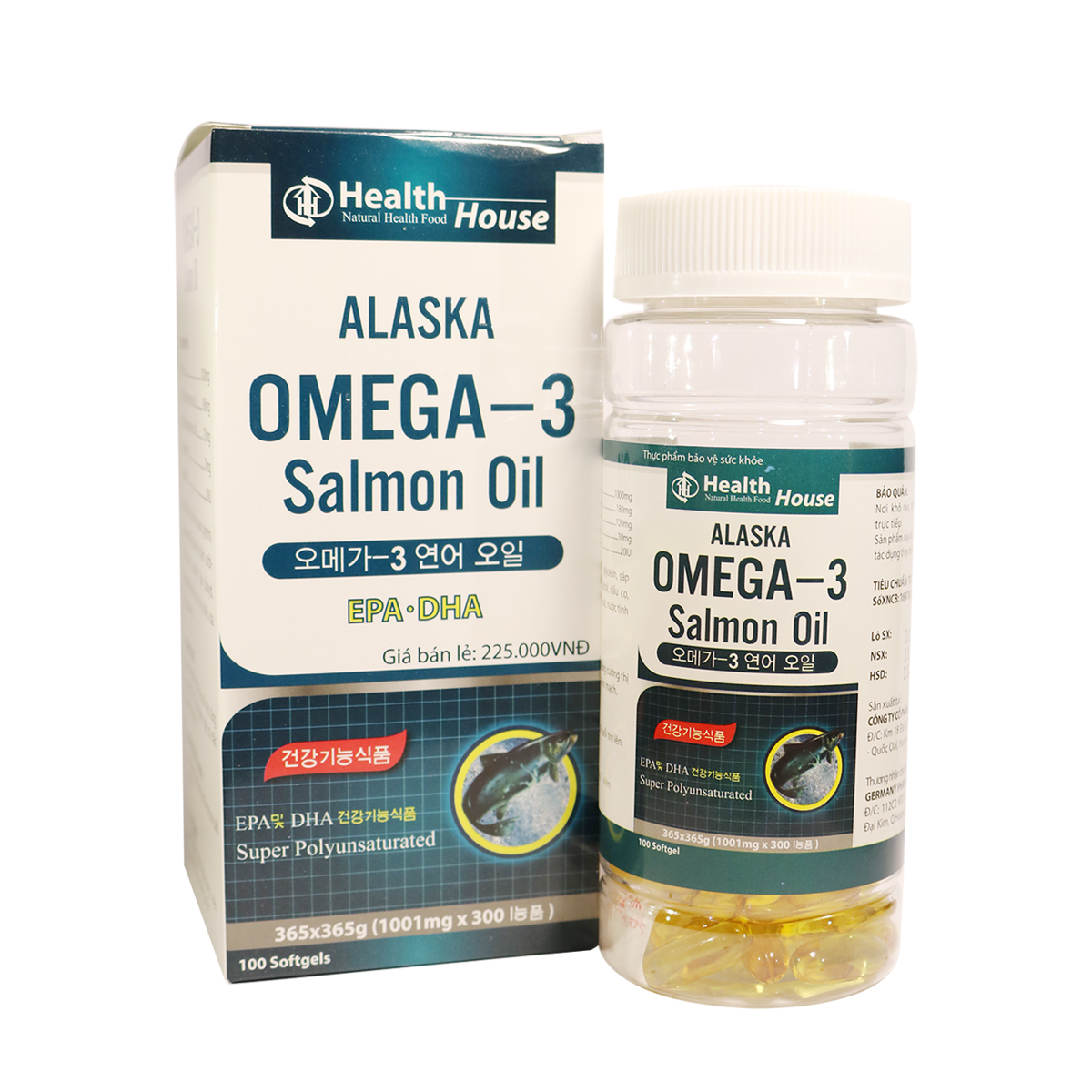 Alaska omega 3 bổ não tăng cường thị lực giảm nguy cơ mắc bệnh tim mạch 100 viên, sản phẩm chất lượng, đảm bảo an toàn sức khỏe người sử dụng, cam kết hàng giống hình