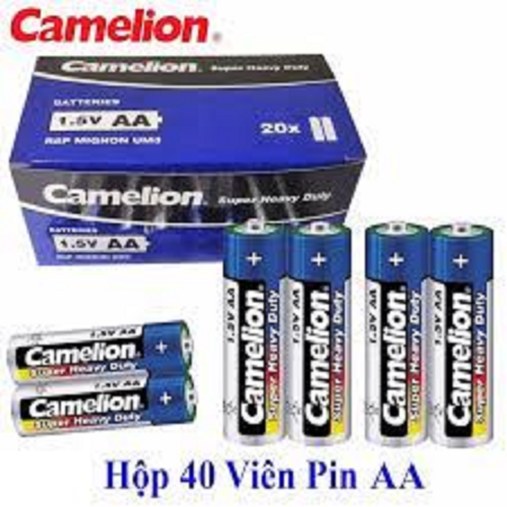 Hộp 40 viên pin aa camelion 1.5vol