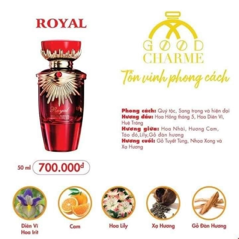 Nước hoa nữ ROYAL 50ml