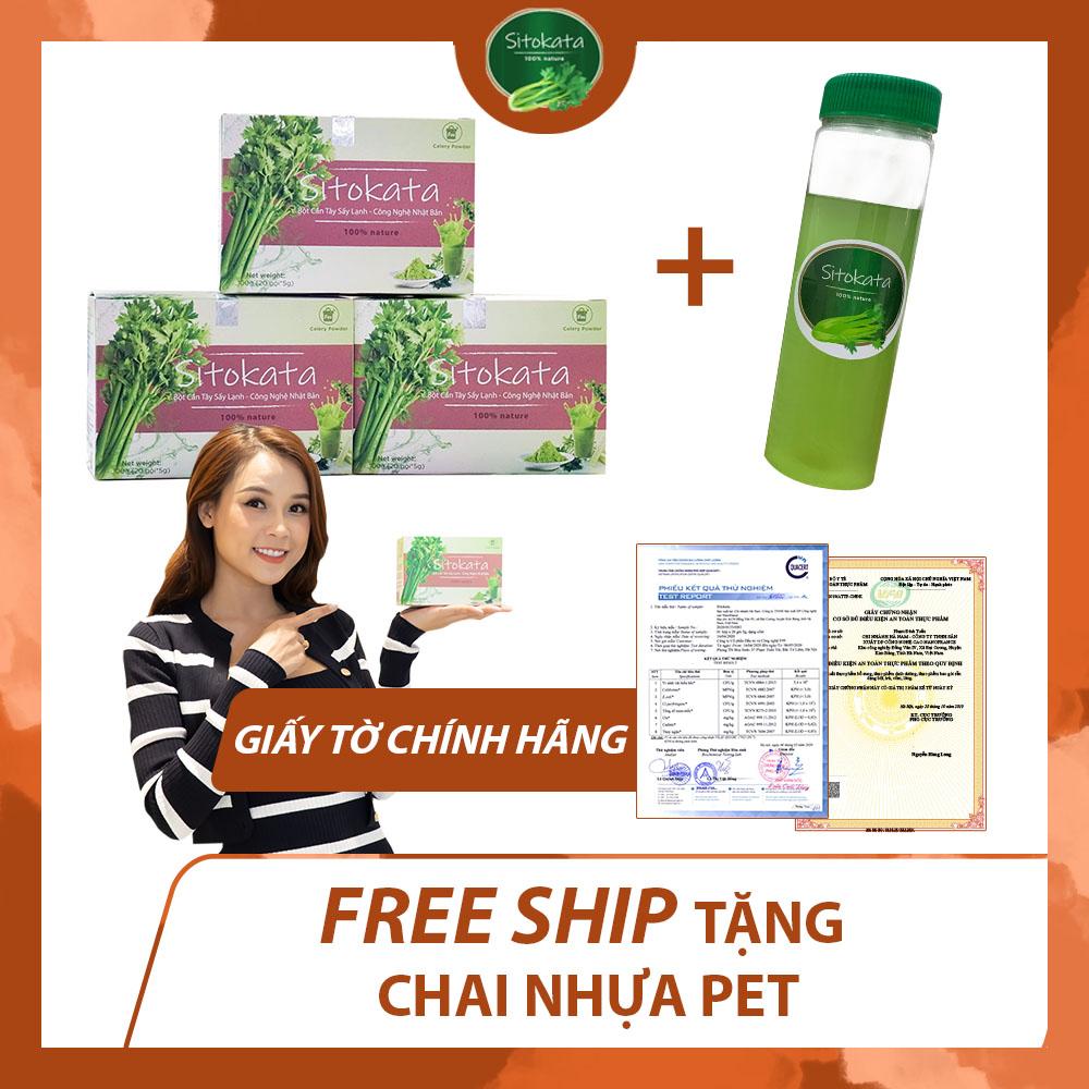 Bột Cần Tây Giảm Cân SITOKATA ( Ưu đãi từ combo 3 hộp )