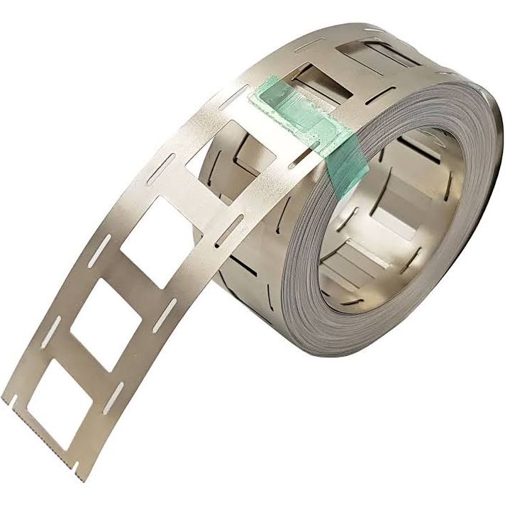 Kẽm đôi hàn cell pin 18650 mạ niken 0.15 x 8 x 18.5mm - 0.2 x 8 x 18.5mm