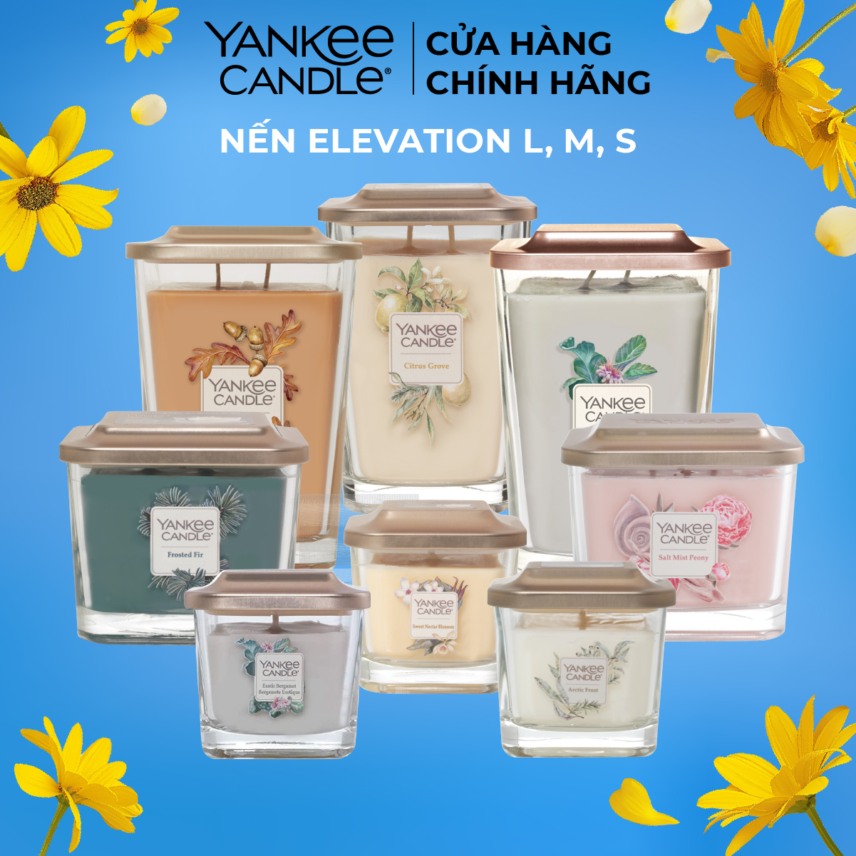 Nến thơm Sáp đậu nành Elevation Yankee Candle