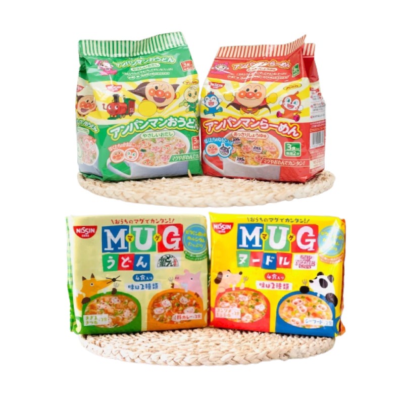 Mì ăn liền nissin nhật bản, mì mug nissin 94g, mì anpaman nissin 90g, mì ăn liền nhật bản cho bé