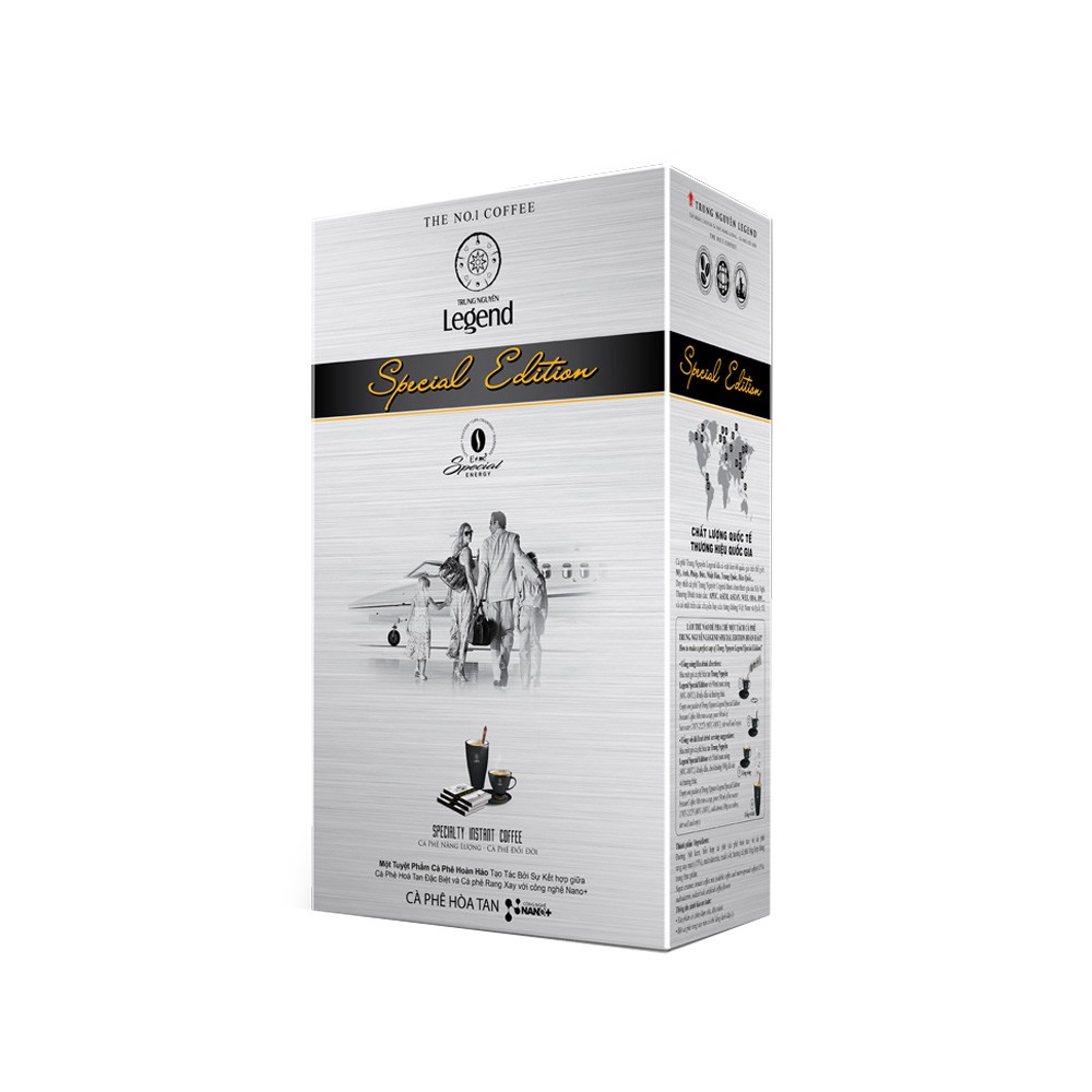 Cà phê Trung Nguyên hòa tan Legend Special Edition hộp 18 gói 25gr