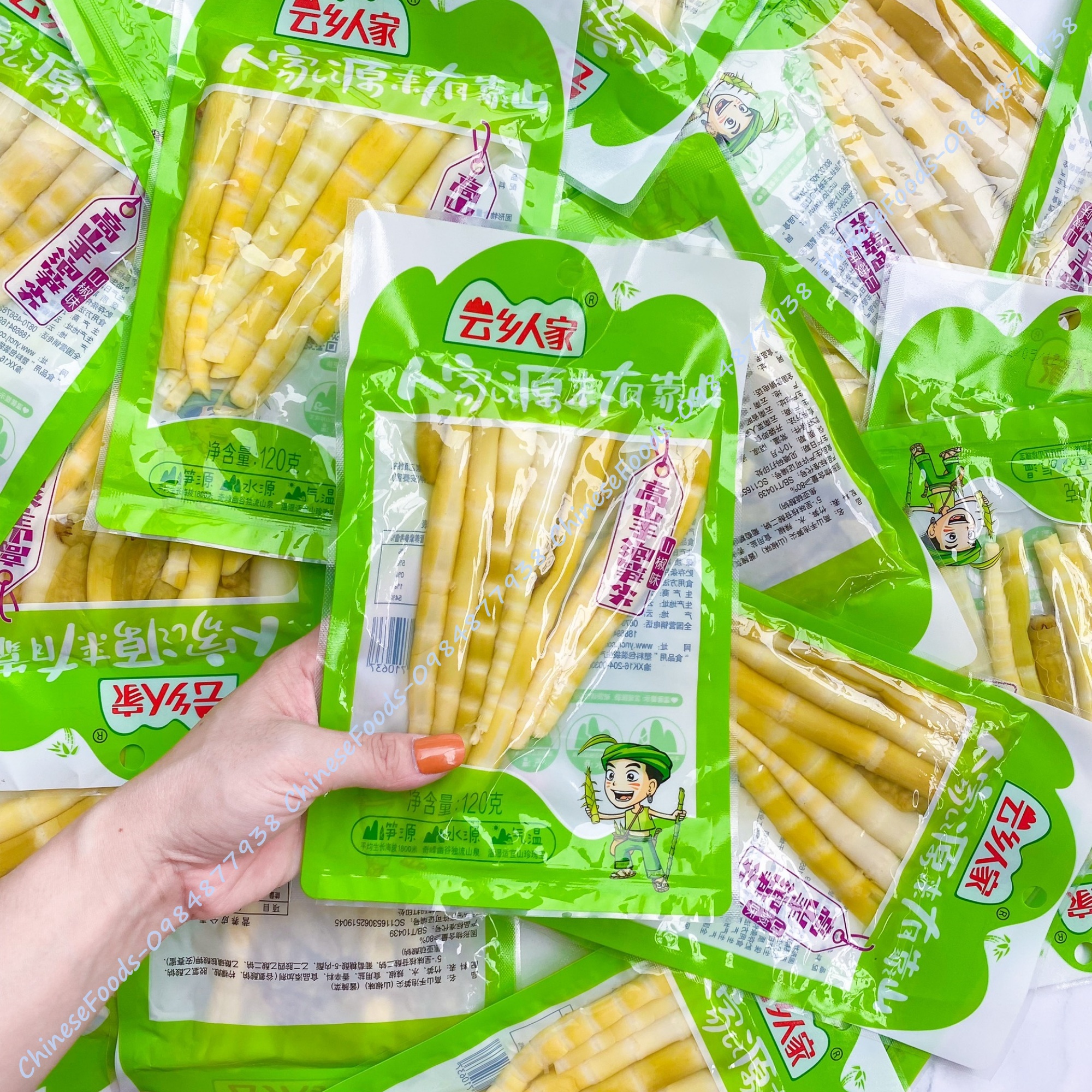 Măng chua muối cay tứ xuyên 100g và 120g măng cay ăn mì, măng trúc muối cay