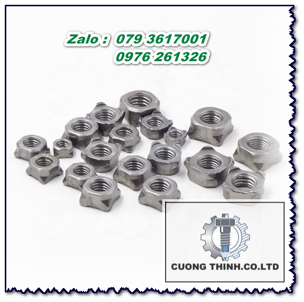Tán vuông, tán hàn, tán cối 4 chân- bịch 50 con