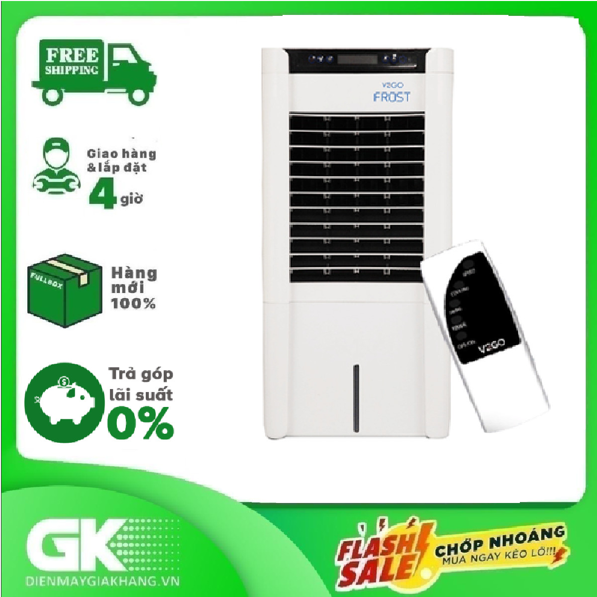 Máy làm mát không khí vego frost 1 - remote - giao toàn quốc - freeship hcm