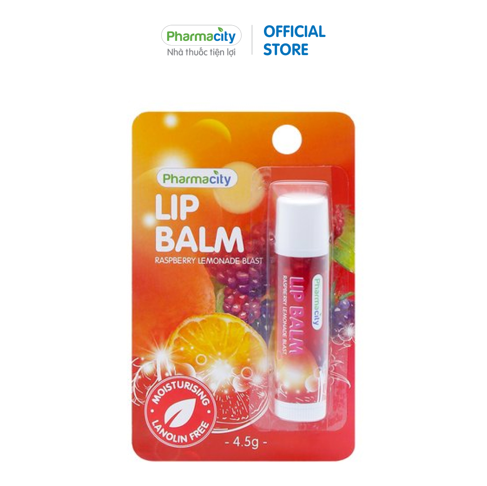 Son dưỡng pharmacity lip balm raspberry lemonade blast
