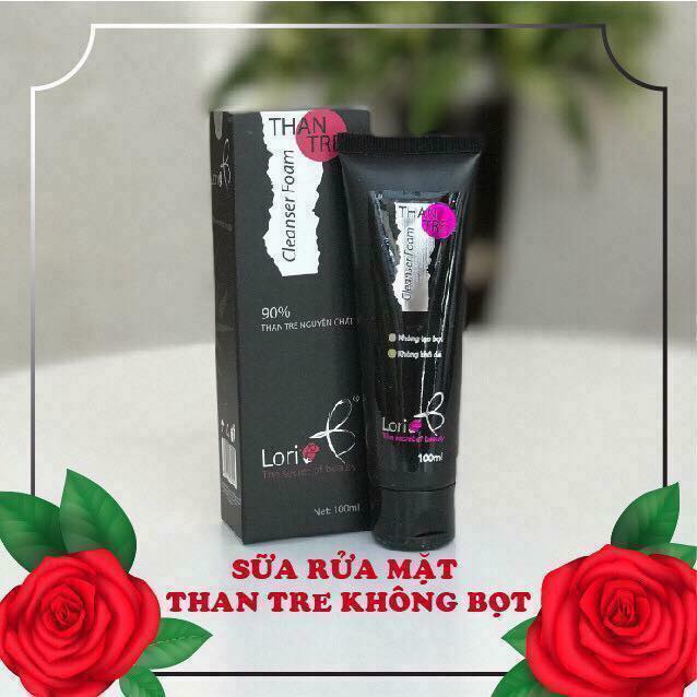 Sữa rửa mặt than tre không bọt Cleanser Foam – Lori B
