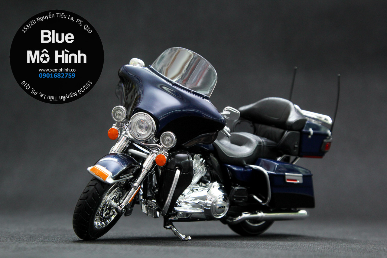 Blue mô hình | Mô hình xe mô tô Harley Davidson Electra Glide UL 1:12