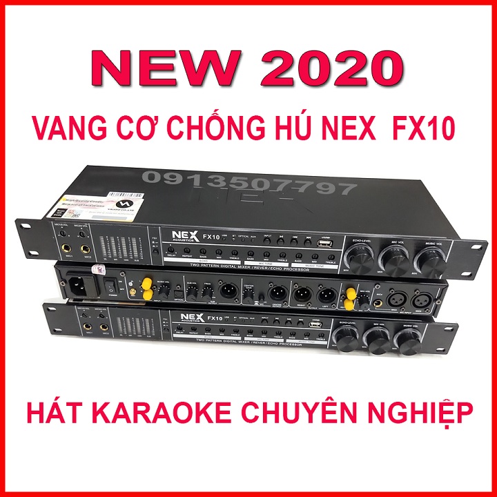 Vang cơ chống hú NEX FX10  âm thanh karaoke chuyên nghiệp 2020