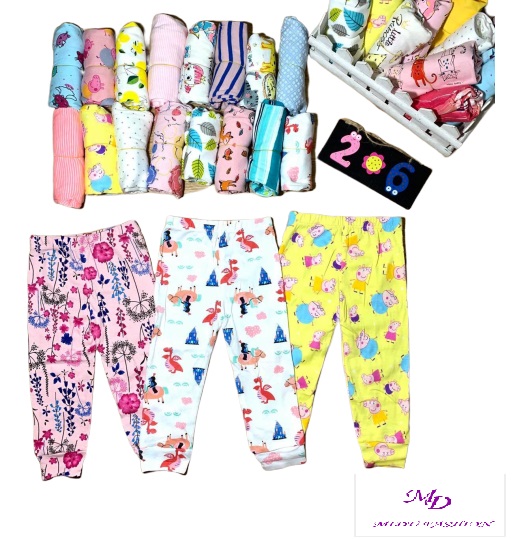 [HCM]Set 10 quần dài bozip bé gái hàng xuất xịn màu sắc dễ thương 7 -18 KG [Midu Shop]. Màu ngẫu nhiên