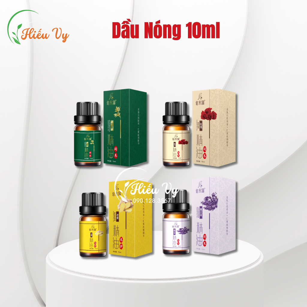 Tinh dầu massage body nóng 10ml giác hơi, cạo gió, đả thông kinh lạc, matxa cổ vai gáy
