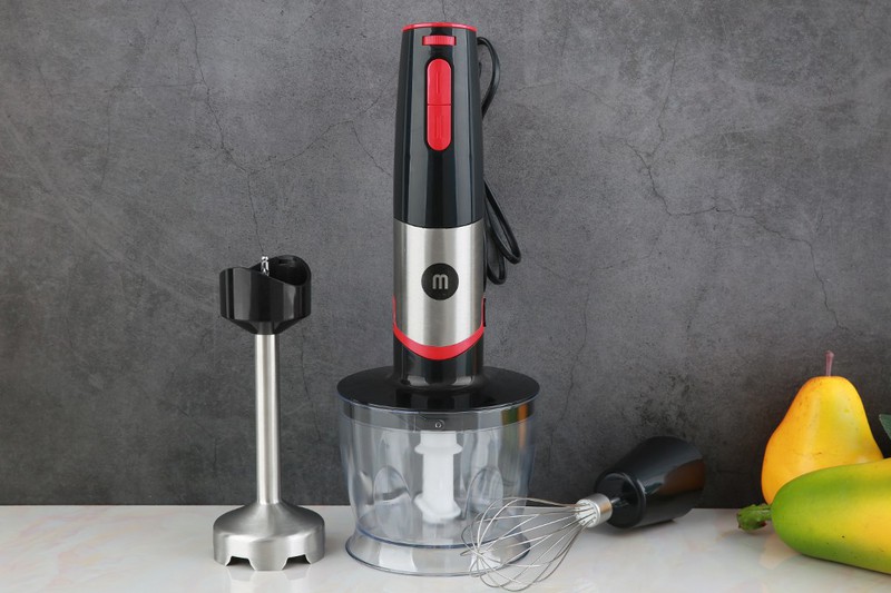 [HCM]Máy xay cầm tay đa năng Mishio tặng kèm cối xay lớn và đầu đánh trứng