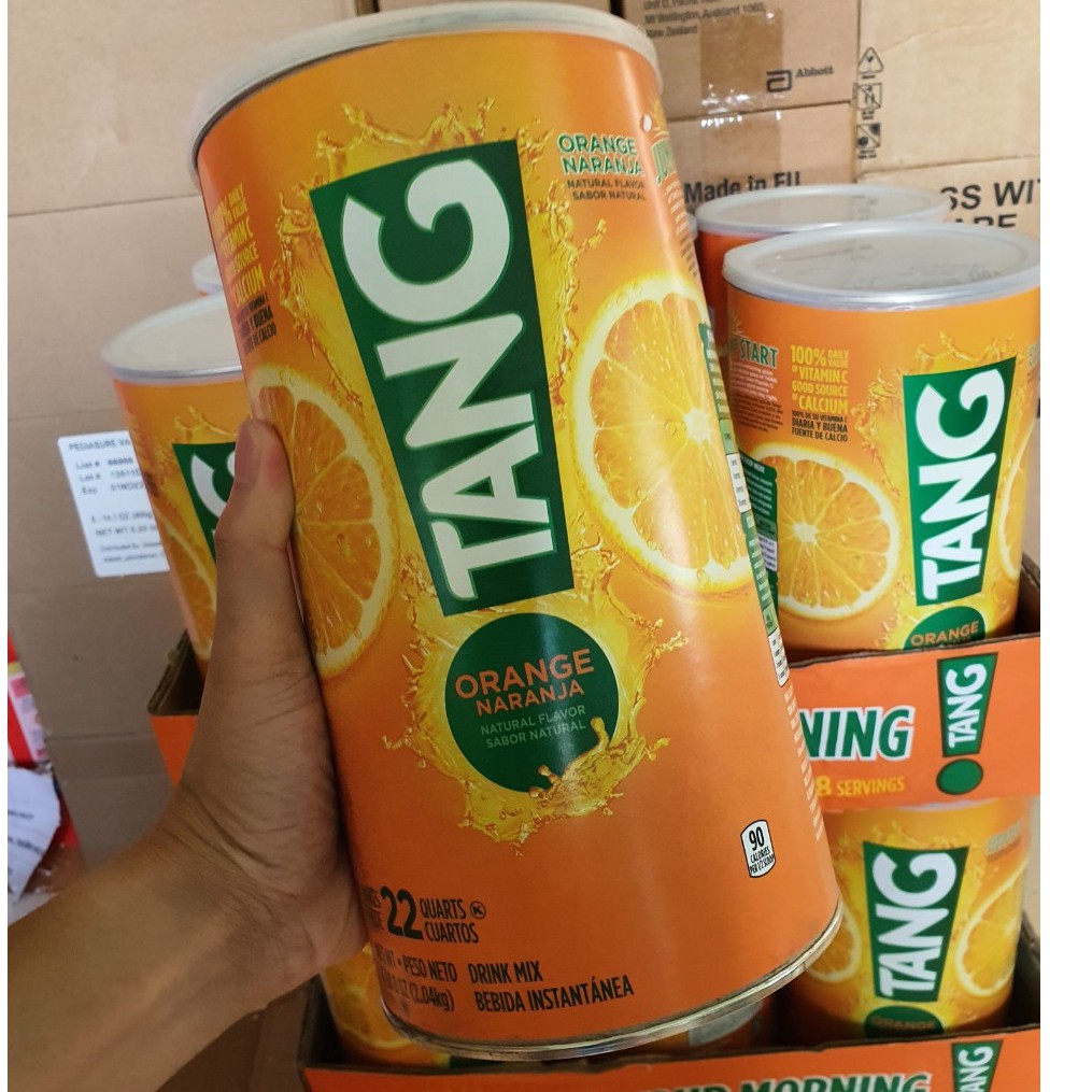 Bột pha nước cam Tang 2.04kg Mỹ, thơm ngon, giàu vitamin C