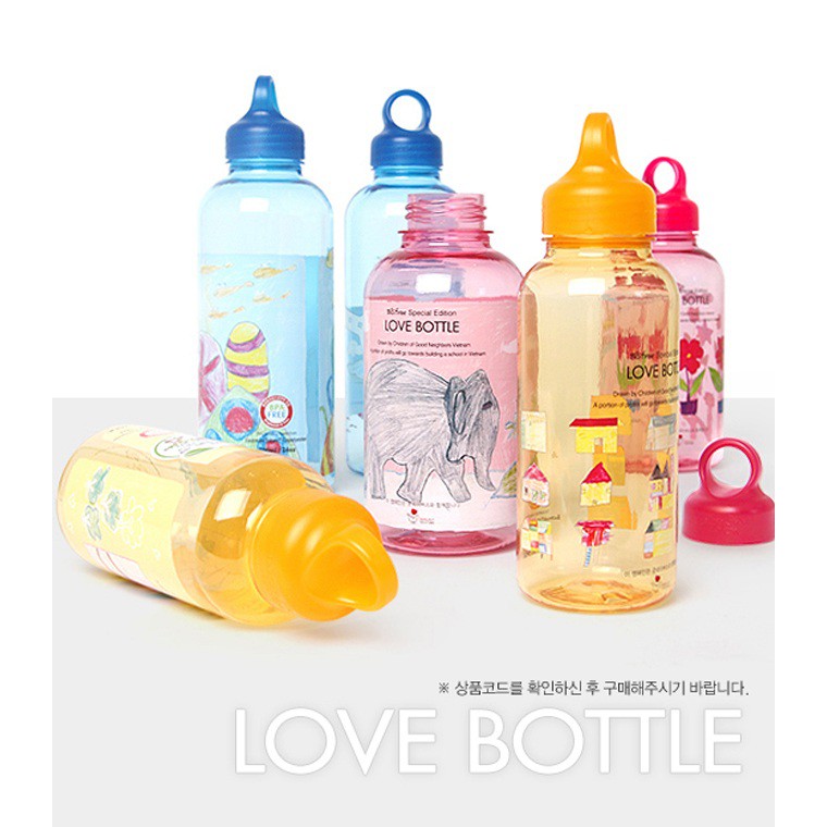 [HCM]Bình nước Lock&Lock Charity Bottle 350ml ABF623  530ml ABF624 700ml ABF625