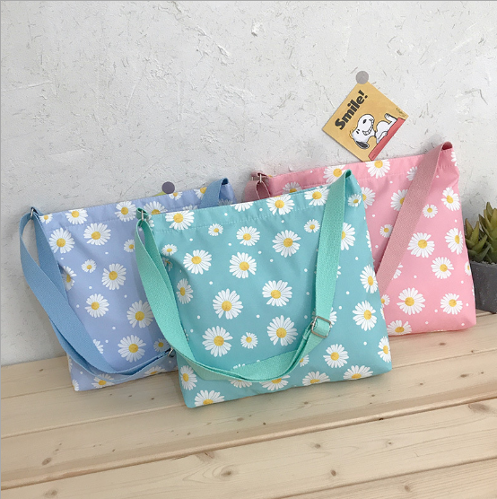 Túi tote - túi vải canvas hoa cúc siêu dễ thương giá rẻ