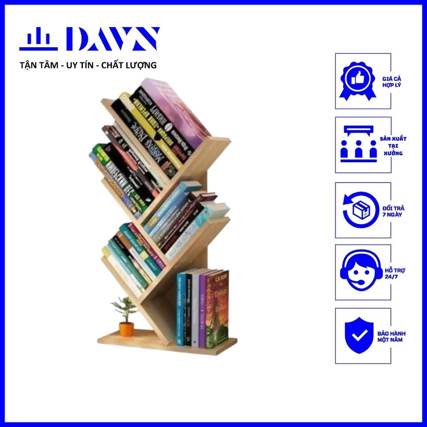 Kệ sách hình cây 5 tầng, kệ sách hình xương cá, giá sách hình cây, giá sách hình xương cá DAVN DA311 phong cách hiện đại, giá thành hợp lí, được sản xuất từ gỗ công nghiệp nhập khẩu, trên máy móc hiện đại của shop.