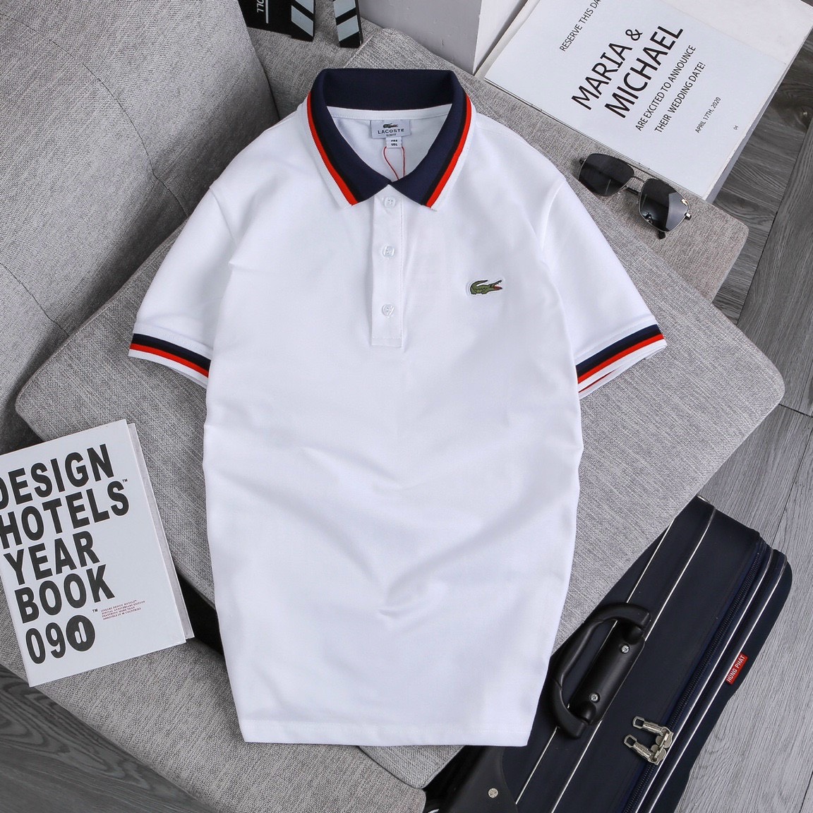 Áo polo nam nữ, áo thun polo nữ chất vải poly cá sấu cao cấp
