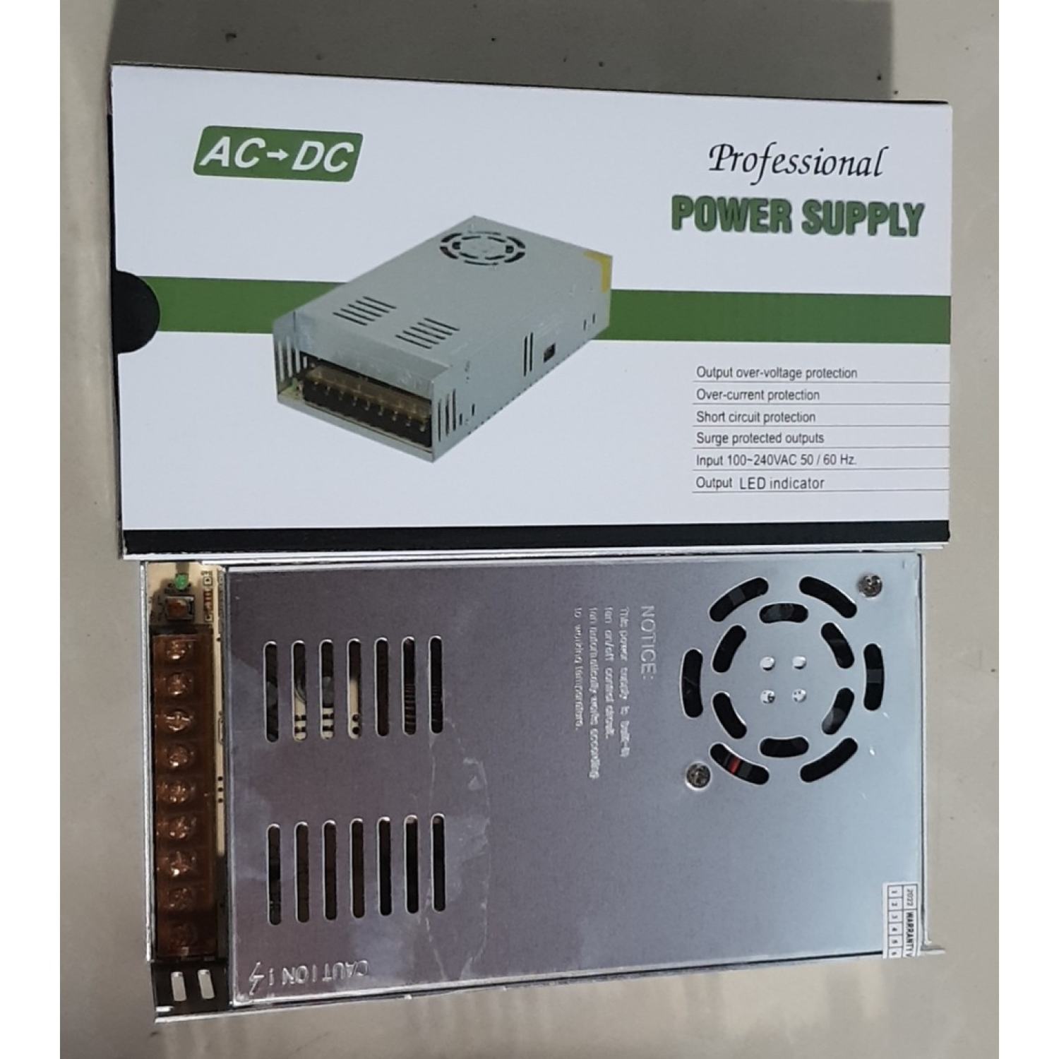 Nguồn 12v30a trong nhà có quạt