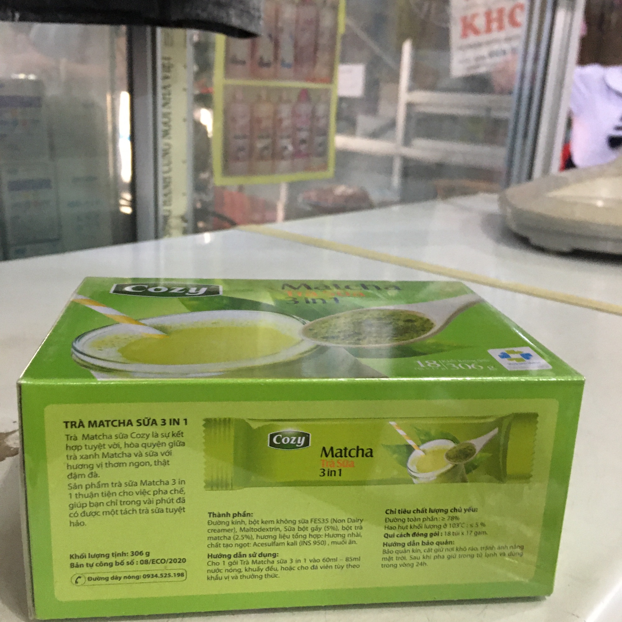 Trà matcha trà sữa 3 trong 1