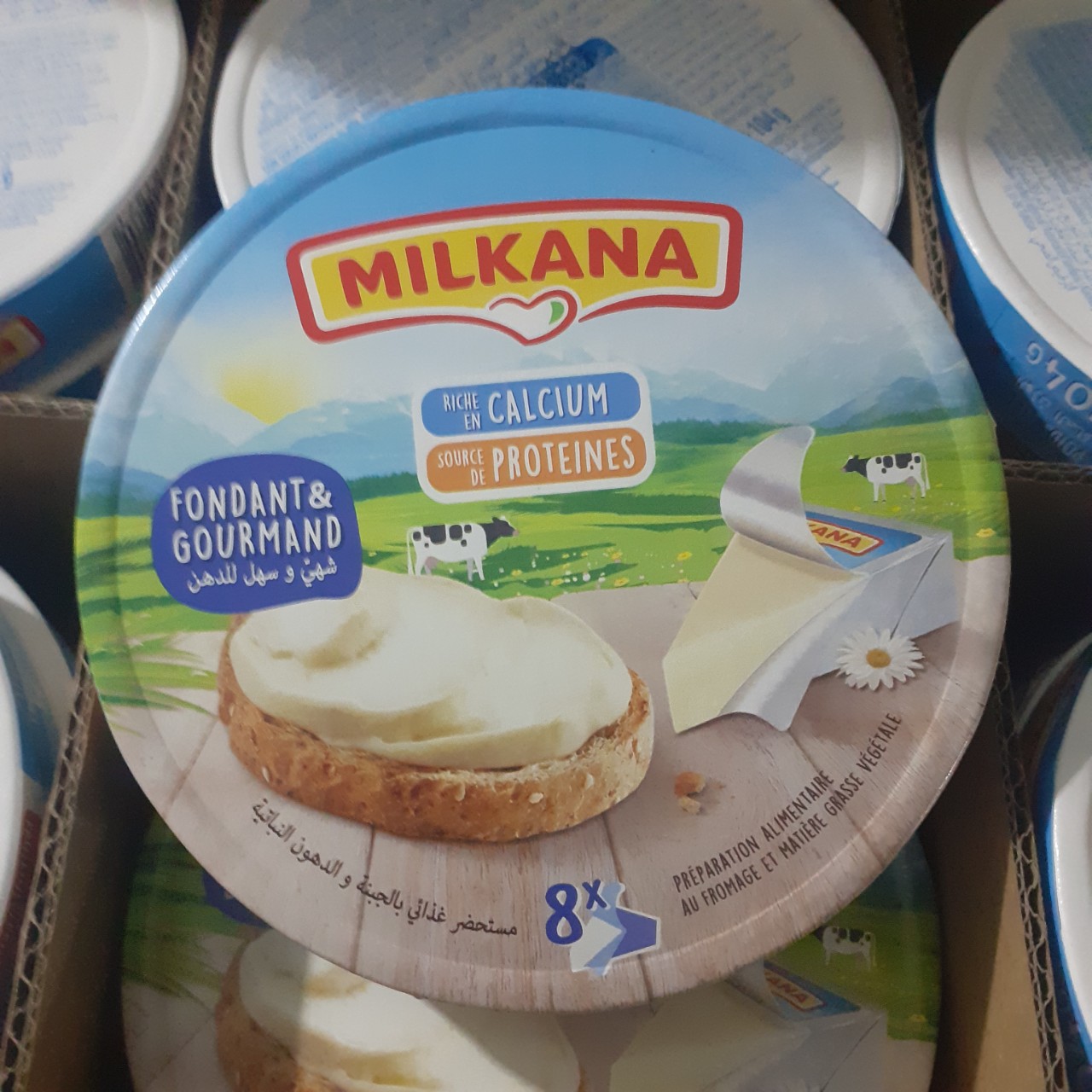 [HCM]Phô mai Teama/ Mikana Ai cập hộp 8 miếng 8p