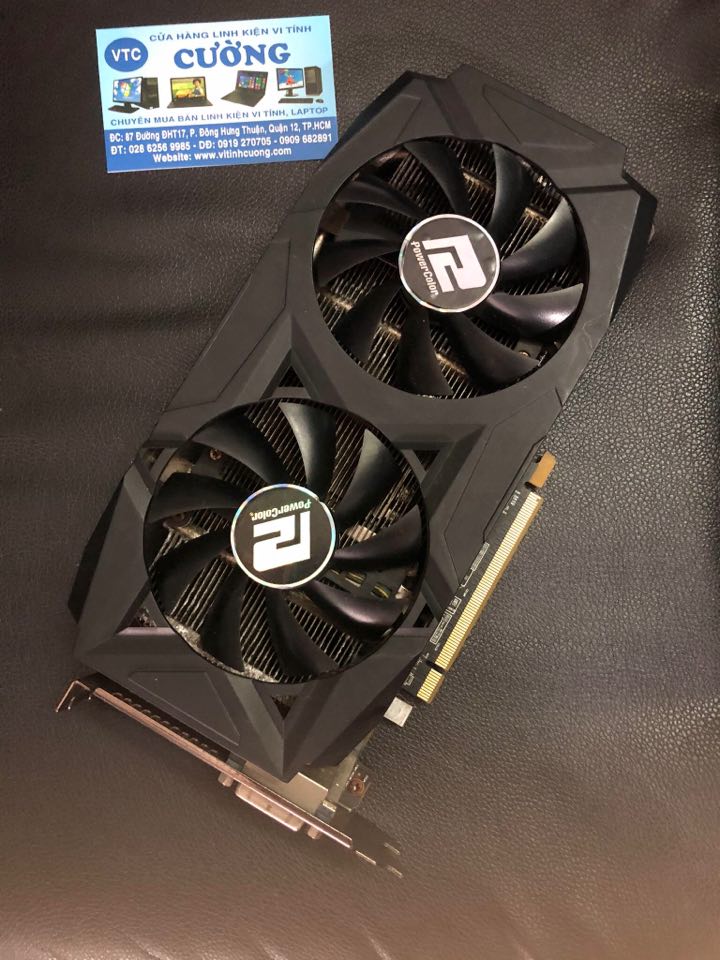 Card màn hình rx580 powercolor 4gb d5