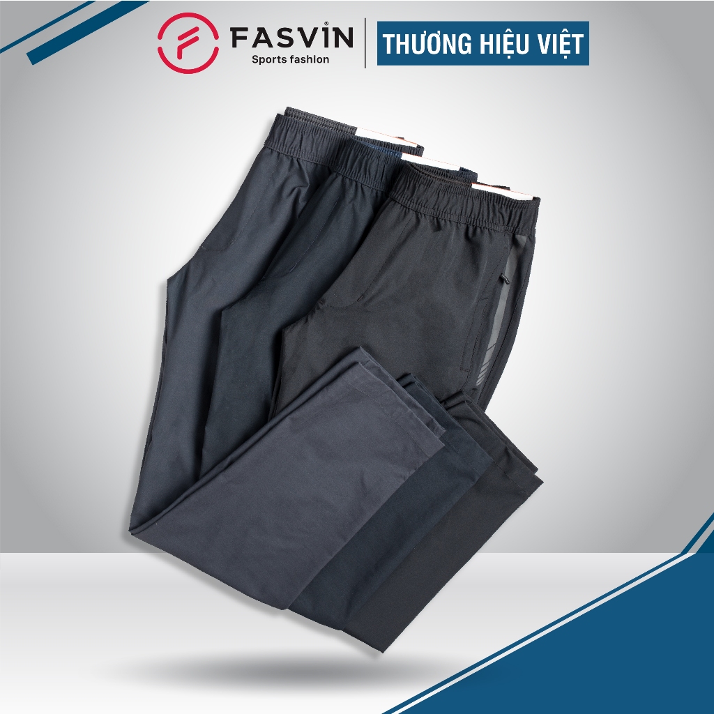 Quần Gió Nam Thể Thao FASVIN DC24632.HN Vải Đẹp Hàng Nhà Máy Chất Lượng Dùng Khi Thể Thao Hay Mặc Nhà