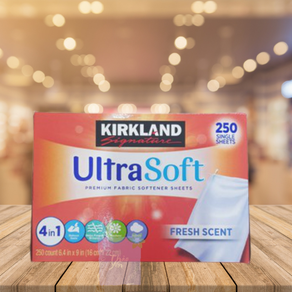 Giấy thơm kirkland fabric softener 250 tờ - giấy nến thơm quần áo