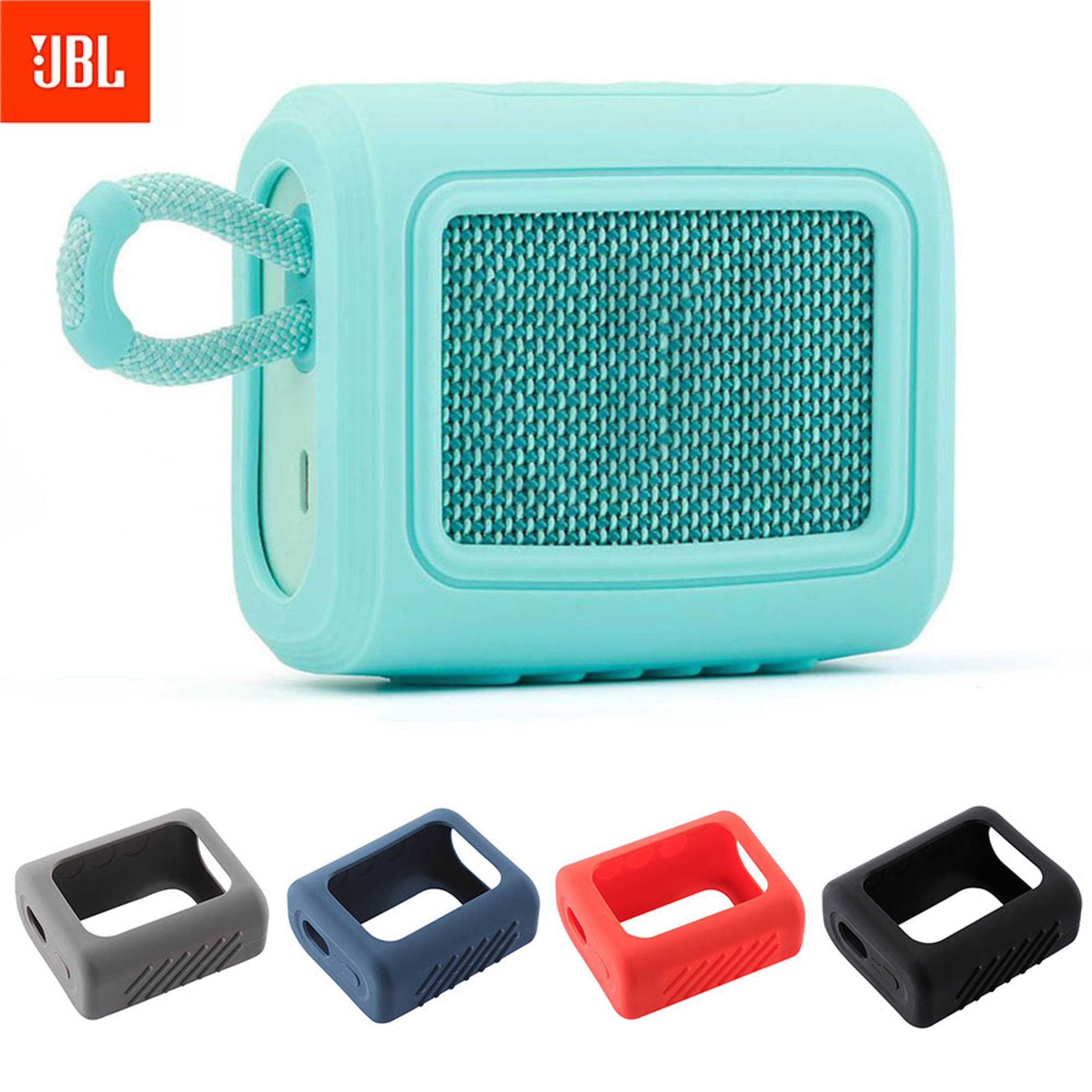 Ốp silicon chống bụi chính hãng 100% vỏ bảo vệ vỏ loa chống rơi phụ kiện loa bluetooth jbl go 3 go3
