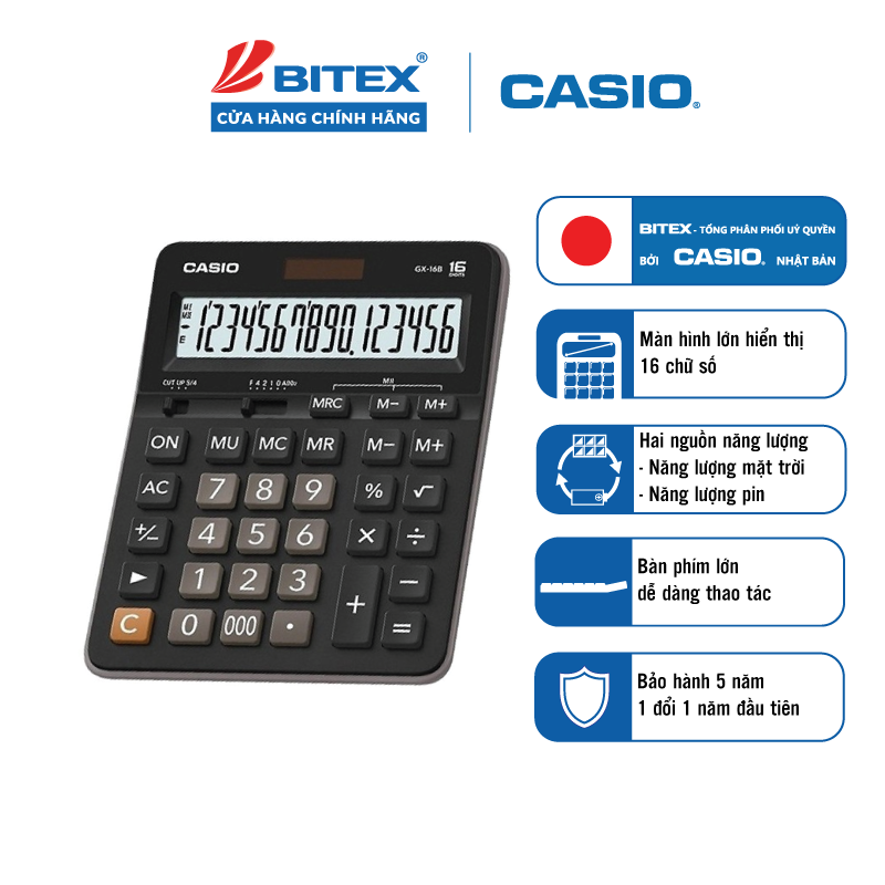 Máy tính casio gx-16b