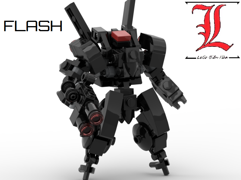 Đồ chơi lắp ráp Robot Moc mech Flash