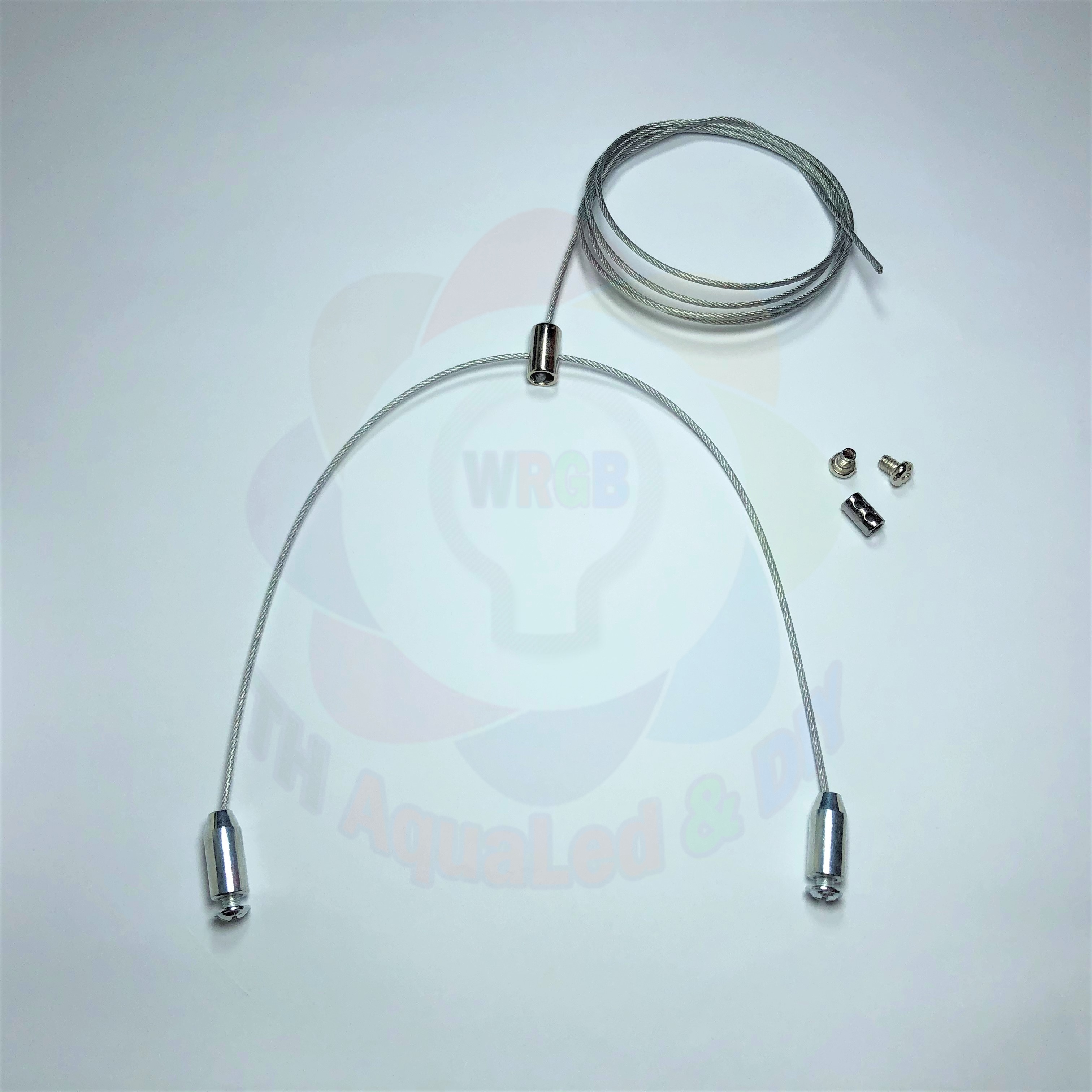Bộ Dây cáp treo đèn LED hồ thủy sinh. Bộ cáp nâng máng đèn thủy sinh kèm phụ kiện tăng giảm kích thước linh hoạt.