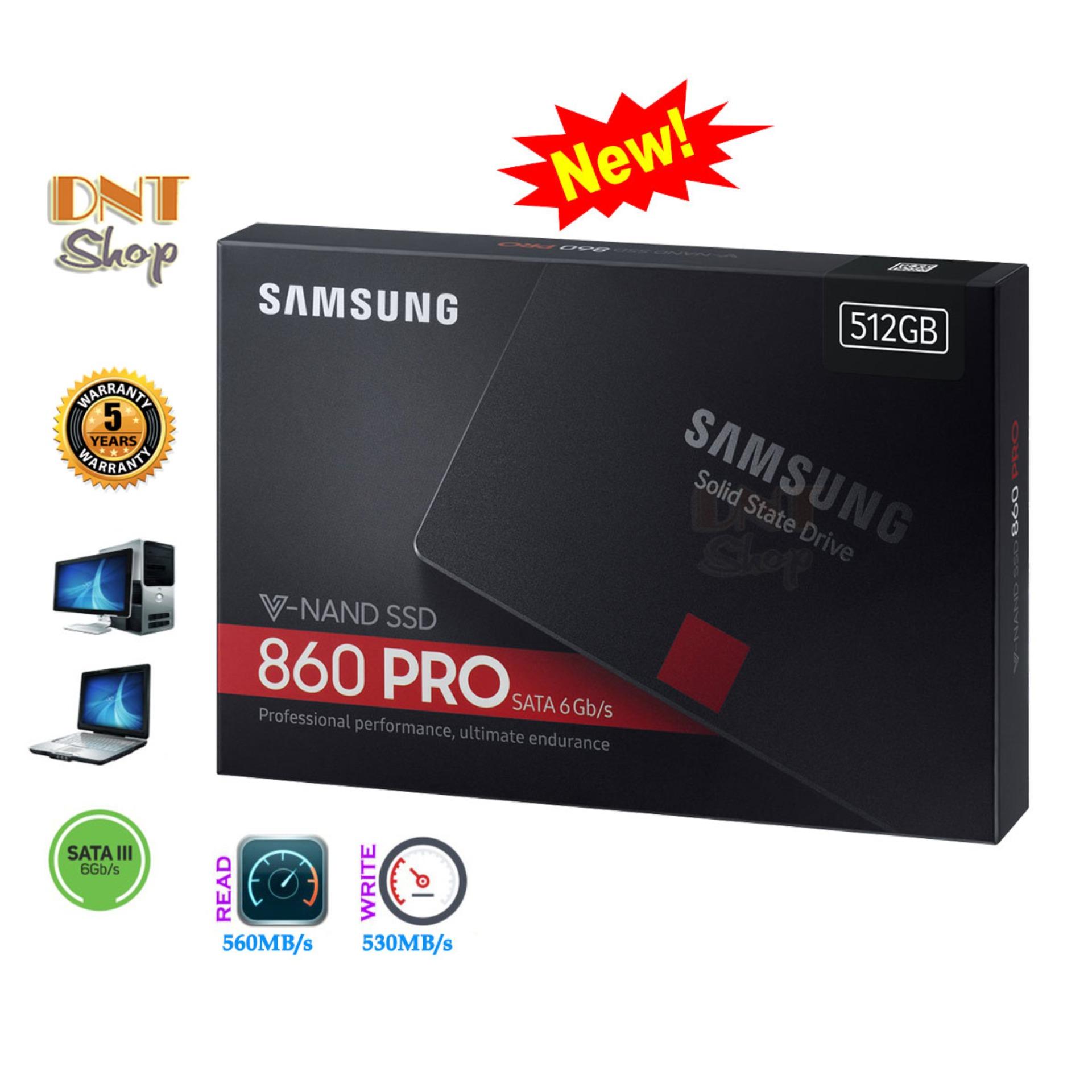 Ổ cứng ssd samsung 860 pro 512gb 2.5-inch sata iii