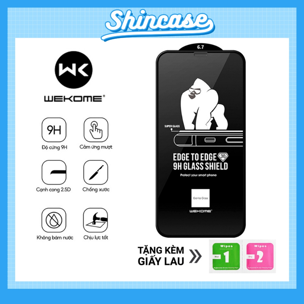 ✹ Ready Stock Kính cường lực iphone KingKong 3D full màn 6plus/6s/6splus/7/7plus/8/8plus/x/xs/11/12/13/14/pro/max/promax/plus ốp lưng Can COD