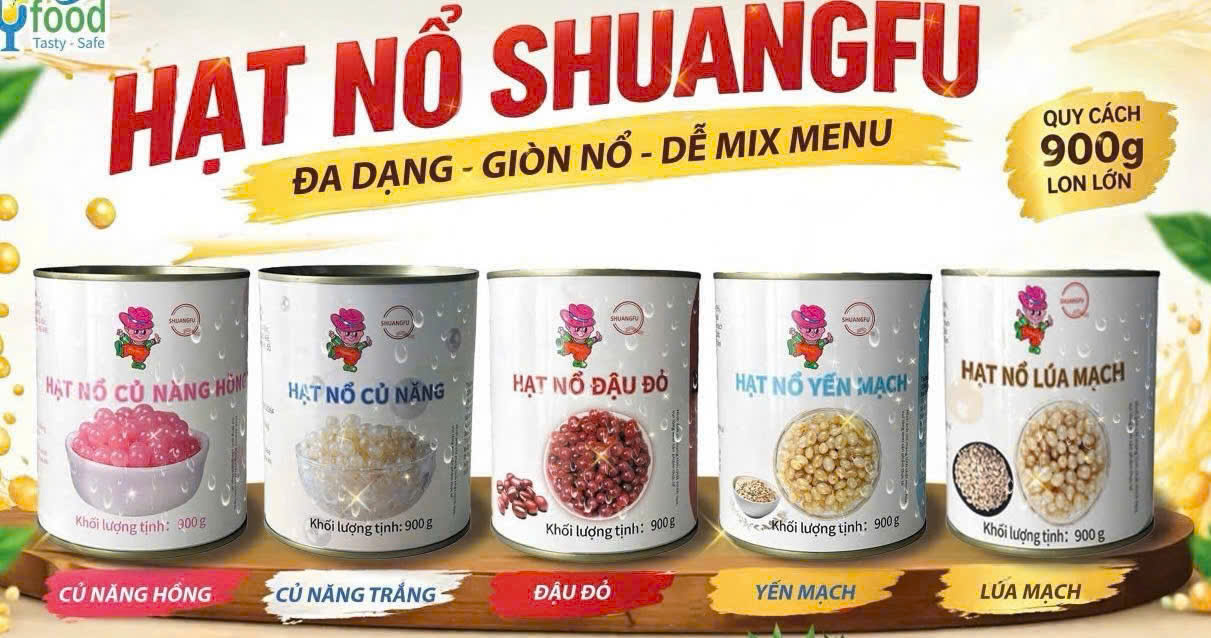 Hạt nổ Shuangfu - Hộp 900gr