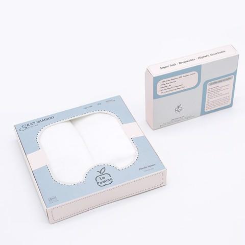 Set 2 khăn đa năng sợi tre lụa La Pomme 75 x 75 cm