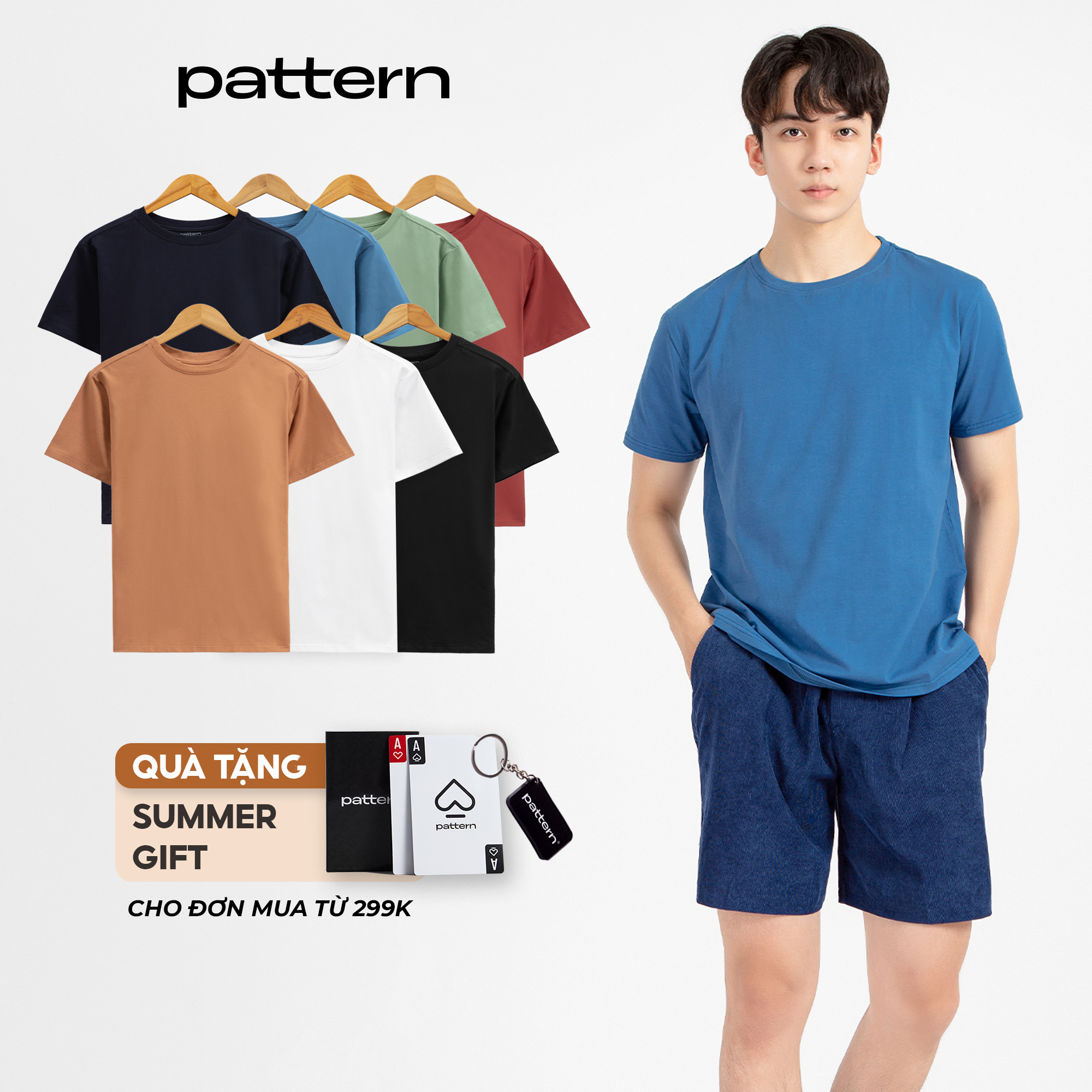 Áo phông basic nam nữ unisex Áo thun trơn cotton premium THE 1992